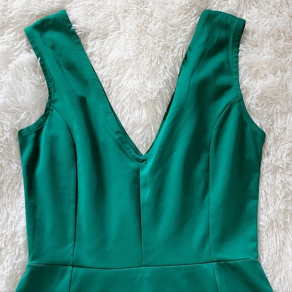 H&M Emerald Green A-Line Knit Dress, Sz Sm - Picture 11 of 12
